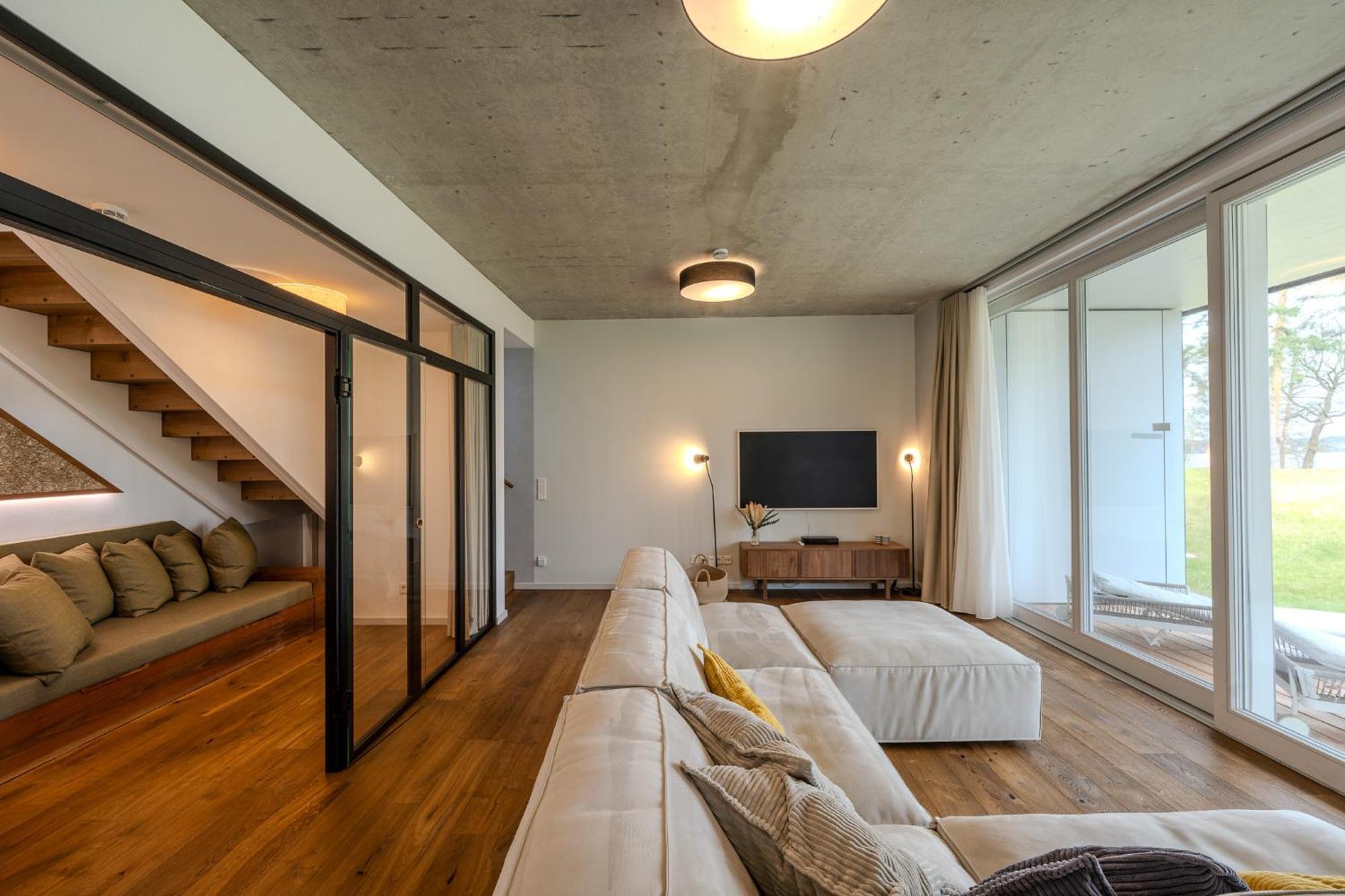 Marina Maisonette Seeblick mit Pool und Sauna Bad Saarow Exterior foto